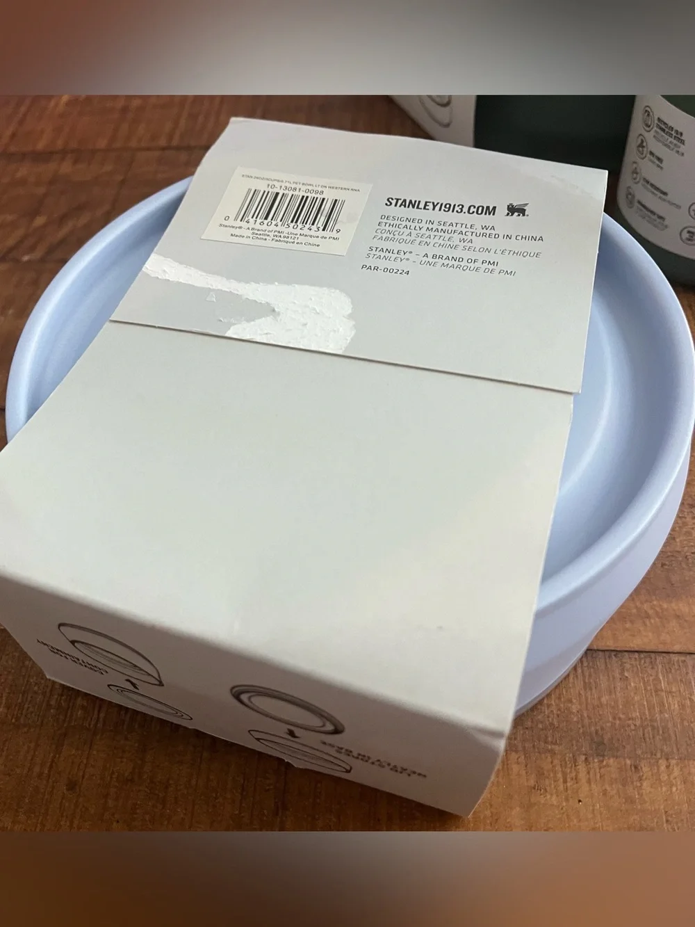 NWT Stanley Western Travel 3-Cup Pet Bowl Limited Edition Light Denim